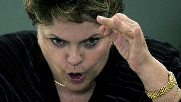 Resultado de imagem para fotos de dilma irritada