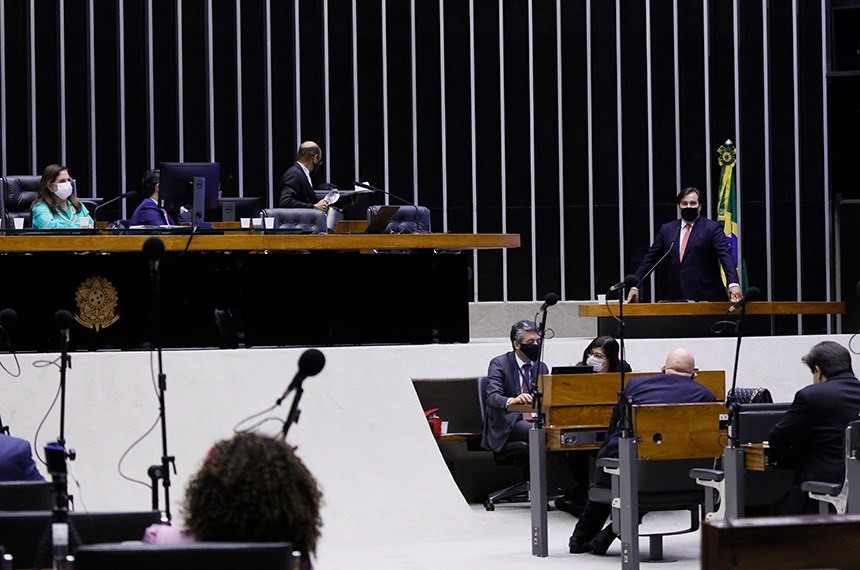 Sessão do Congresso Nacional Destinada à deliberação de vetos projetos de lei do Congresso Nacional. Presidente da Câmara dos Deputados, dep. Rodrigo Maia (DEM - RJ) Foto - Najara Araújo/Câmara dos Deputados