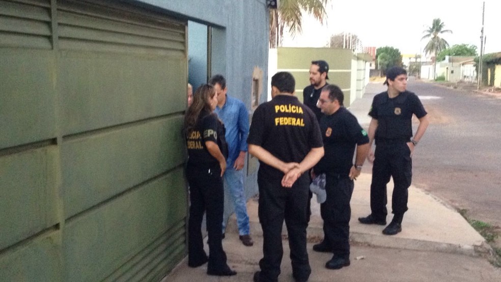 Polícia Federal realiza nova fase da operação Lucas (Foto: Thiago Vieira/TV Anhanguera)