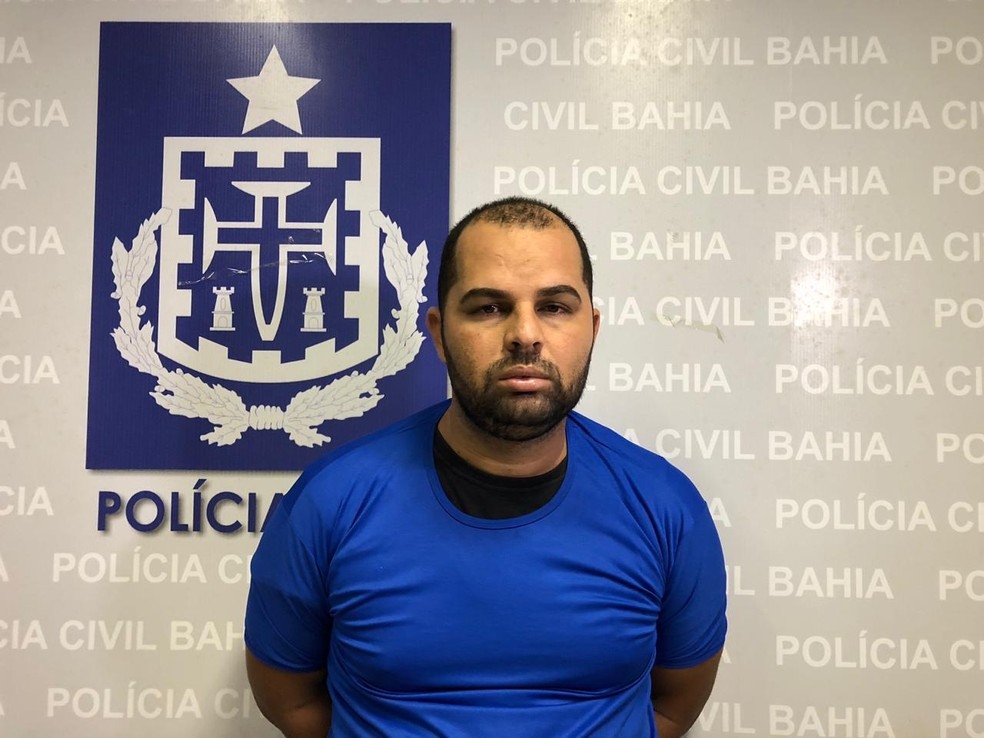 Gilmar Soares da Gama Ã© suspeito de matar famÃ­lia em CamaÃ§ari â?? Foto: DivulgaÃ§Ã£o/PolÃ­cia Civil 