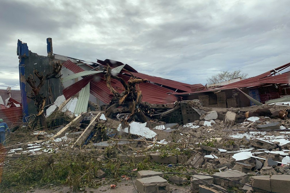 Cidade de Beira, em MoÃ§ambique, apÃ³s a passagem do ciclone Idai â?? Foto: DÃ©borah Nguyen/WFP/AFP