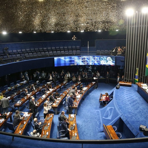 Senado aprovou, em segundo turno, o texto-base da Proposta de Emenda Á Constituição do Teto de Gastos (PEC 55/2016) (Foto: Antonio Cruz/ABR)