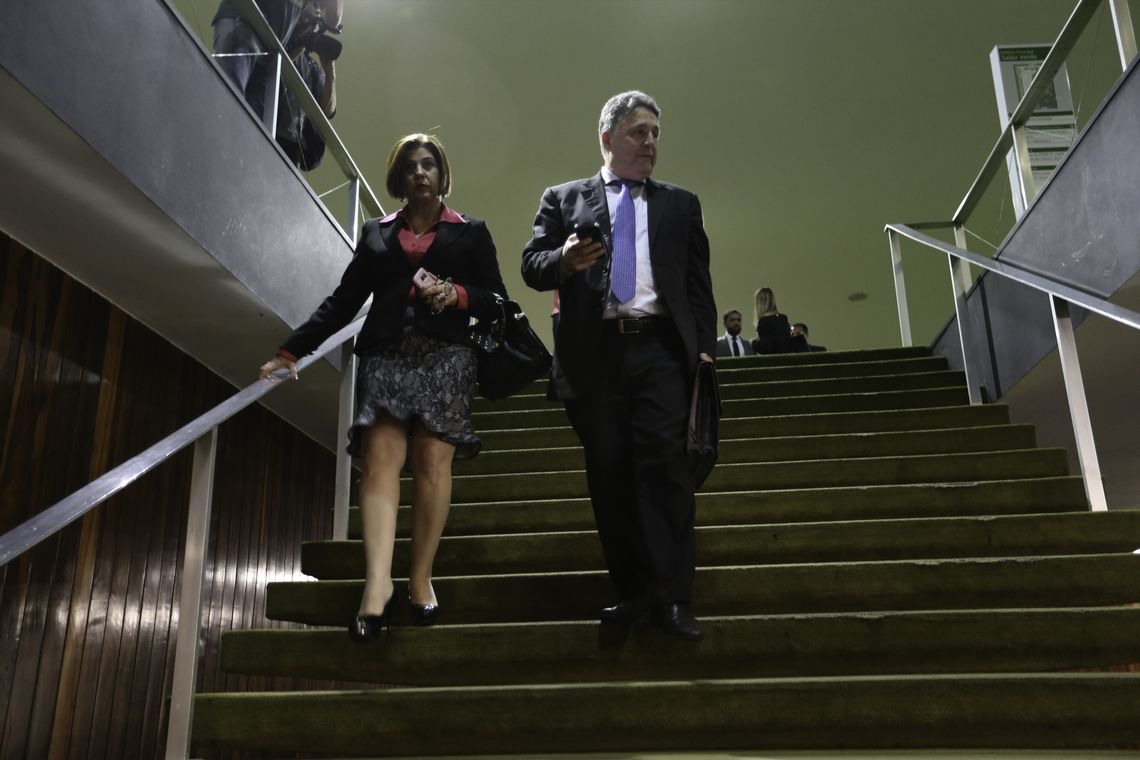 BrasÃ­lia - Anthony Garotinho, acompanhado de sua esposa, Rosinha, esteve na CÃ¢mara esta tarde. (Fabio Rodrigues Pozzebom/AgÃªncia Brasil)