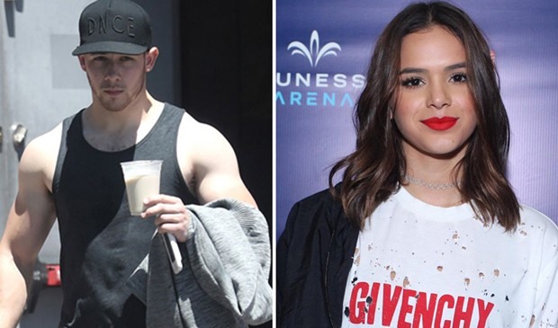 Nick Jonas e Bruna Marquezine (Foto: AKM-GSI / AgNews)