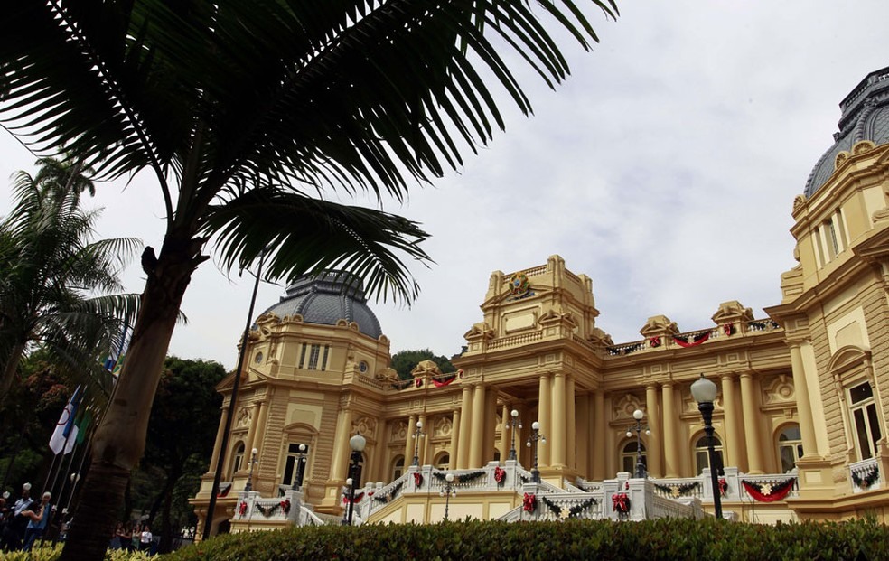 O PalÃ¡cio Guanabara, sede do governo do Rio de Janeiro, localizado na Zona Sul â?? Foto: Carlos Magno/Governo do Estado do Rio de Janeiro