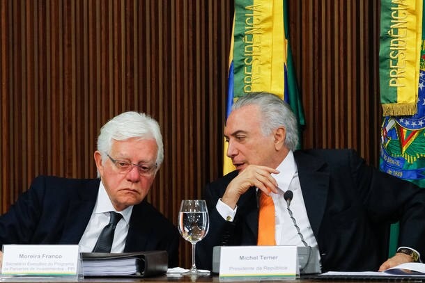 Temer e Moreira Franco