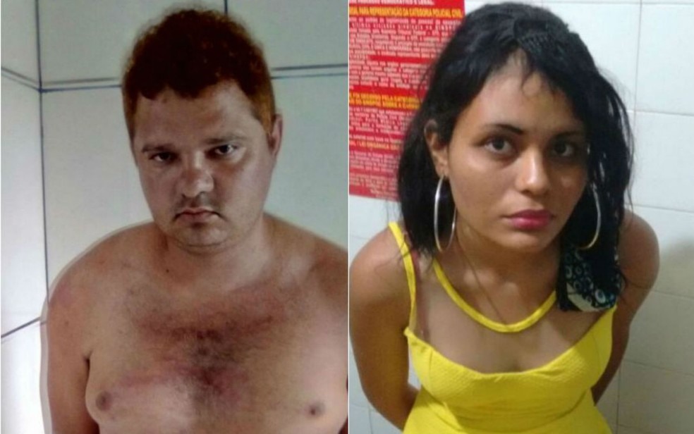 Casal foi detido e levado para delegacia de IbicaraÃ­ (Foto: DivulgaÃ§Ã£o/PolÃ­cia Militar)