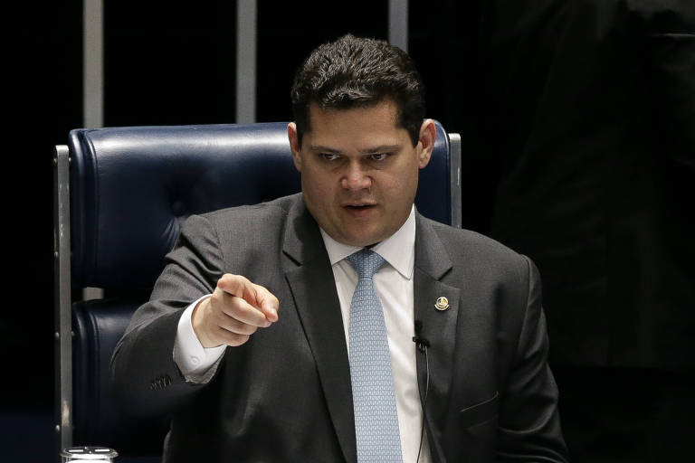 O presidente do Senado, Davi Alcolumbre (DEM-AP), que arquivou novo pedido da chamada CPI da Lava Toga