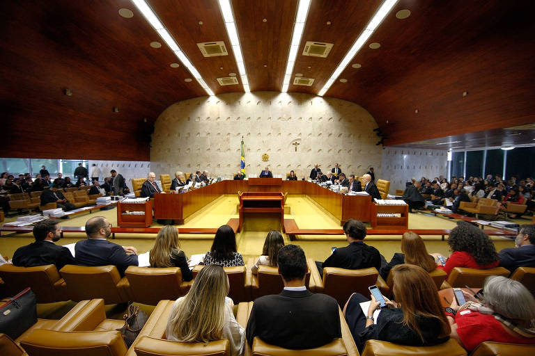 Sessão no Supremo Tribunal Federal (STF)