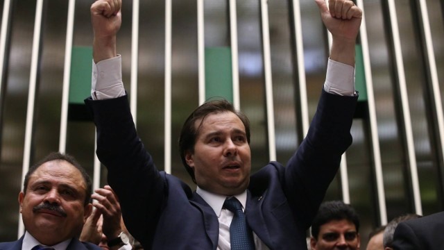 Resultado de imagem para Rodrigo Maia é eleito presidente da Câmara