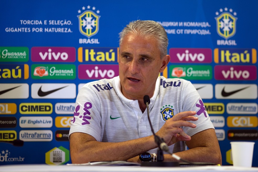 Tite lembrou os desafios de um amistoso tÃ£o prÃ³ximo da estreia na Copa do Mundo (Foto: Pedro Martins/MoWa Press)