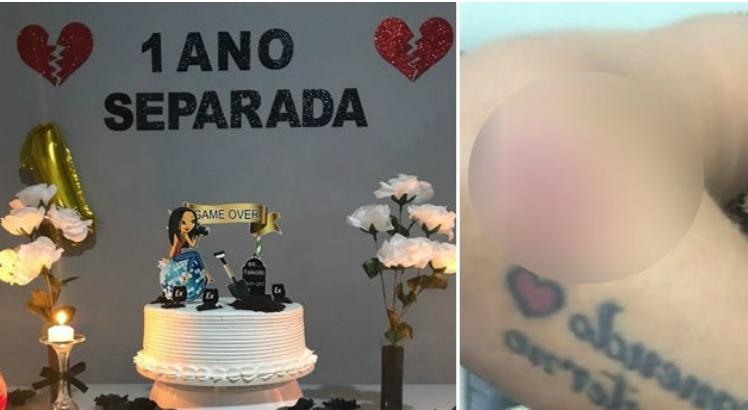 Resultado de imagem para Mulher faz festa comemorando divÃ³rcio e Ã© agredida pelo ex