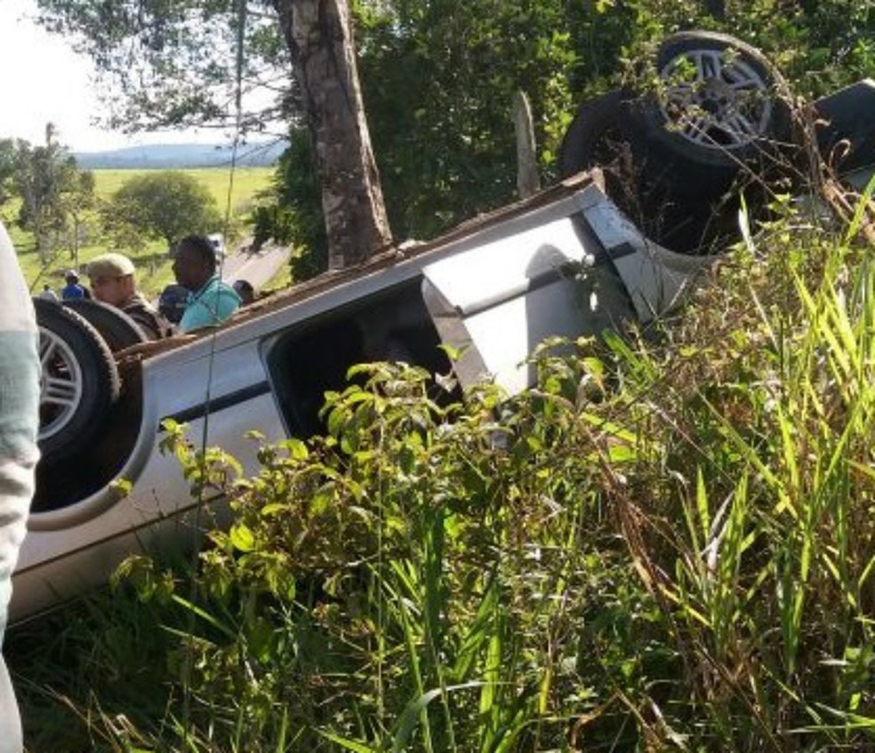 Acidente ocorreu na região de Amargosa (Foto: Fábio Santos/Site Voz da Bahia)