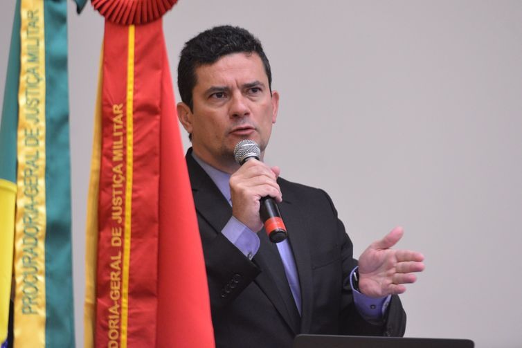 O ministro da JustiÃ§a e da SeguranÃ§a PÃºblica, SÃ©rgio Moro, participa da reuniÃ£o do Grupo Nacional de Combate Ã s OrganizaÃ§Ãµes Criminosas.