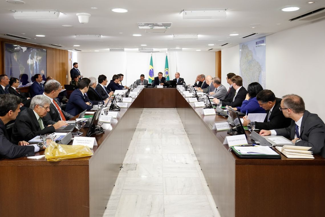  Presidente da RepÃºblica, Jair Bolsonaro durante ReuniÃ£o do Conselho de Governo.Foto: Alan Santos/PR