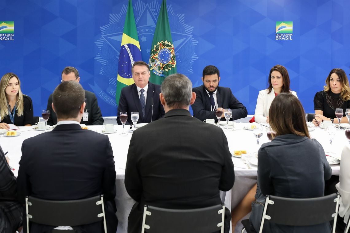 (BrasÃ­lia - DF, 14/06/2019) CafÃ© da manhÃ£ com Jornalistas. Foto: Marcos CorrÃªa/PR