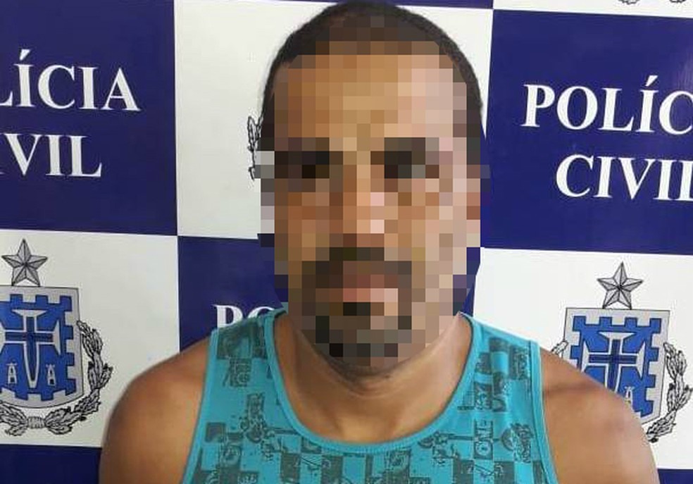 Suspeito foi preso na terÃ§a-feira â?? Foto: DivulgaÃ§Ã£o/PolÃ­cia Civil