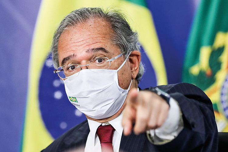 AGENDA LIBERAL - O ministro Paulo Guedes: pressão pelas reformas -