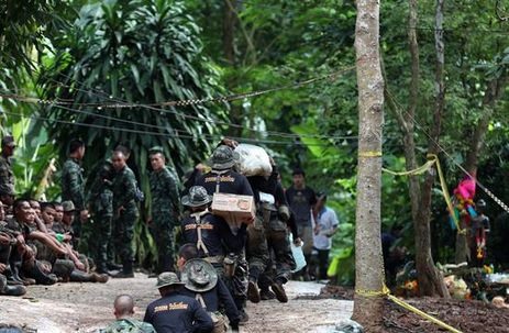 Equipes trabalham para operacionalizar resgate de crianÃ§as em caverna na TailÃ¢ndia