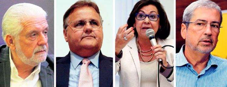 Entre os 17 políticos delatados estão Wagner (PT), Lídice da Mata (PSB), Geddel (PMDB) e Imbassahy (PSDB) - Foto: Joá Souza | Ag. A TARDE e Antonio Cruz | Agência Brasil