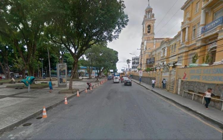 Rua onde aconteceu o atropelo - Foto: Google Maps | Reprodução