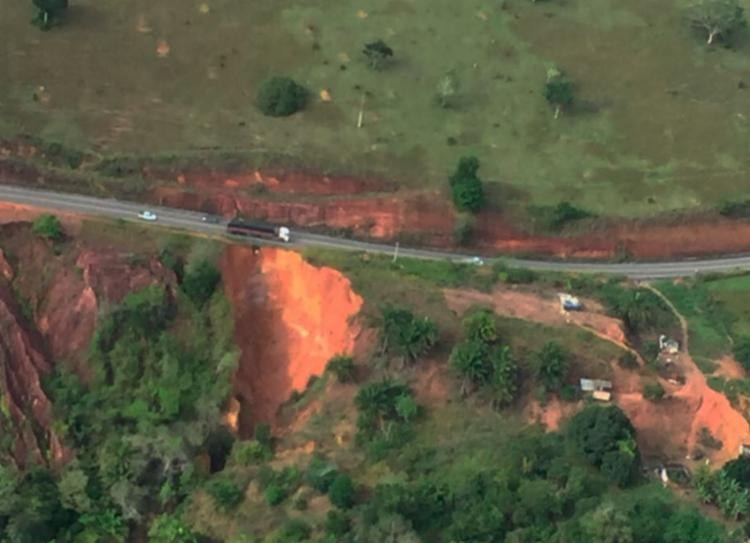 O problema se agravou por conta da chuva que atingiu a região nos últimos dias - Foto: Reprodução | Radar 64