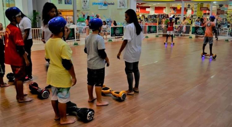 É possível alugar o skate elétrico por R$ 15 - Foto: Divulgação