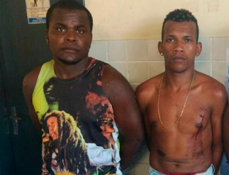 Filipe Silva Alves e Adaílton Massau dos Santos foram presos em flagrante - Foto: SSP-BA | Divulgação