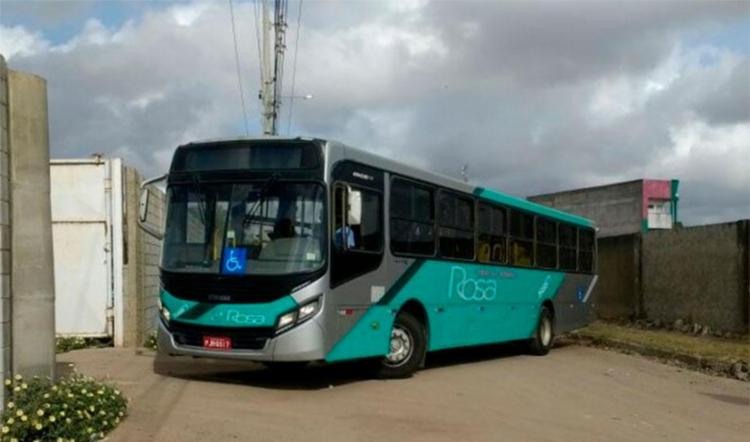 Banco recolheu ônibus por conta de atraso em financiamento - Foto: Paulo José | Reprodução | Acorda Cidade