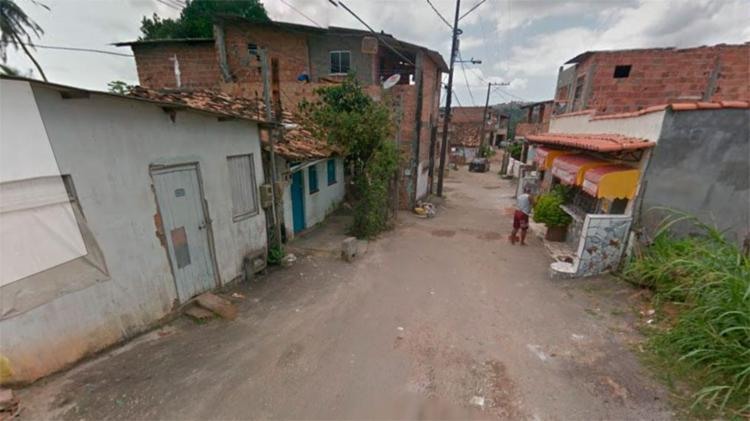 Crime aconteceu na rua 14 de julho, no bairro de Coutos - Foto: Reprodução | Google Maps