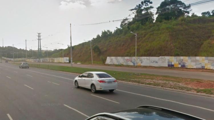 A via marginal vai melhorar a acessibilidade para motoristas e passageiros de ônibus - Foto: Reprodução | Google Maps