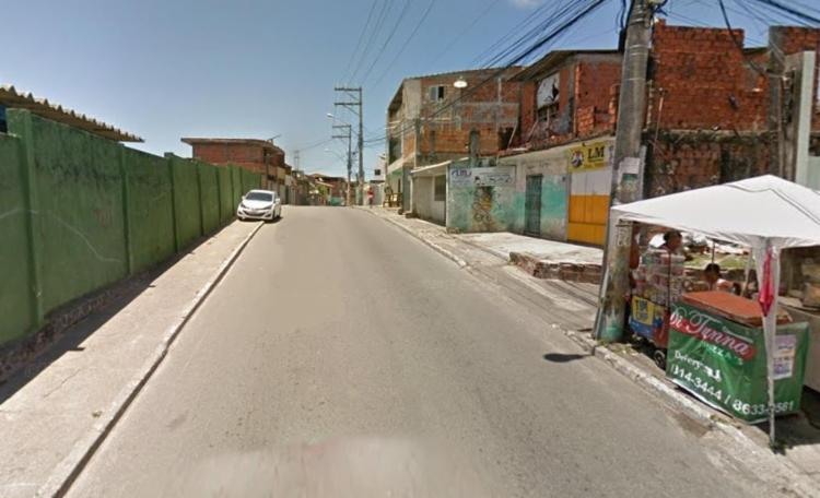 Crime aconteceu na rua Manoel Rufino, conhecida como rua Direta do Arenoso - Foto: Reprodução | Google Maps