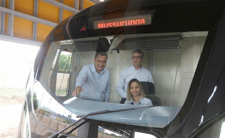 Rui participou de vistoria em quatro novas estações do metrô - Foto: Luciano da Matta | Ag. A TARDE