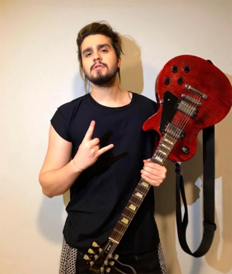 Luan ao estilo roqueiro - Foto: Reprodução | Instagram