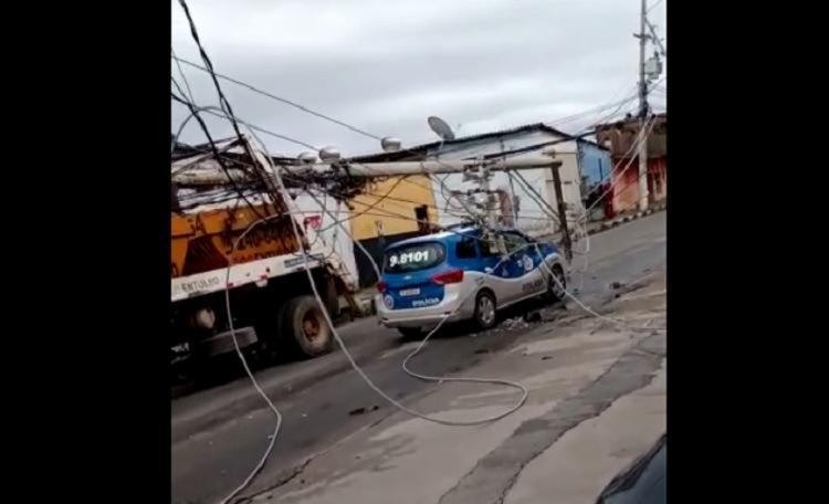 Acidente aconteceu na Avenida Fortaleza | Foto: Reprodução | YouTube - Foto: Reprodução | YouTube