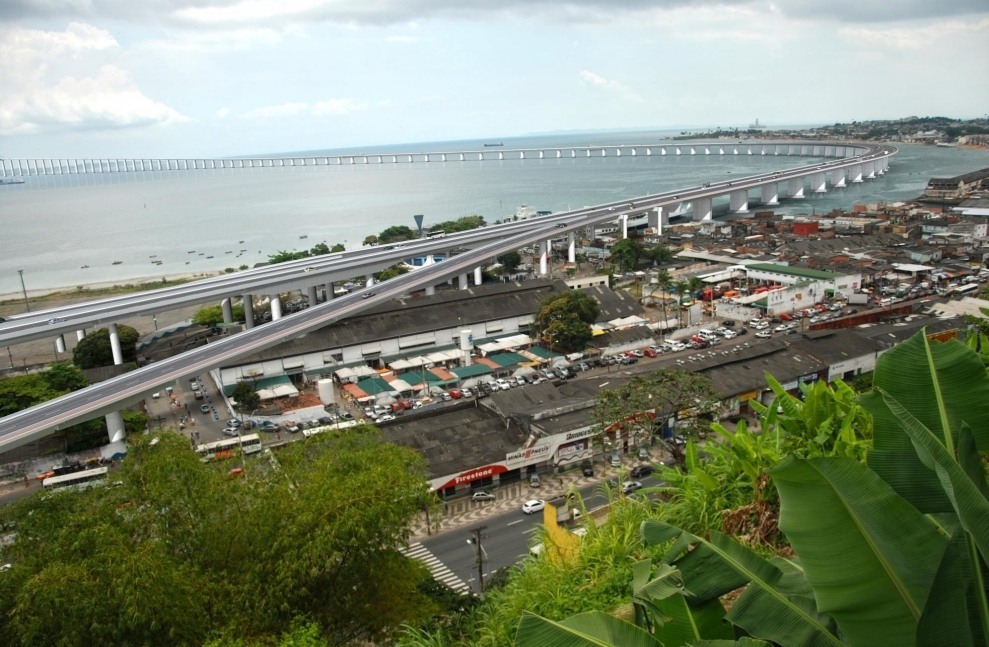 Resultado de imagem para fotos da ponte salvador itaparica