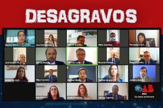 [OAB-BA desagrava advogados caluniados por veículos de imprensa]