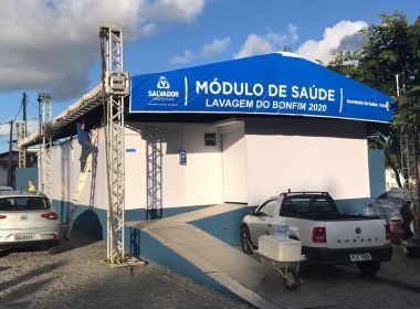 Módulo de saúde registra 99 atendimentos durante a manhã de Lavagem do Bonfim