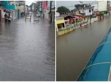 Valença: Chuva prolongada atinge vários bairros e prefeitura fica em alerta