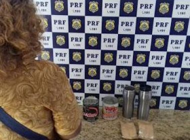 Conquista: Mulher Ã© presa ao transportar cocaÃ­na lÃ­quida como 'concentrado de aÃ§aÃ­'