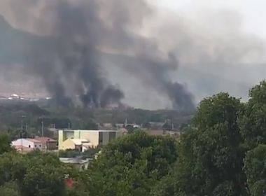 Barreiras: IncÃªndio volta a ocorrer em Ã¡rea de 6 hectares; local fica perto de hospital