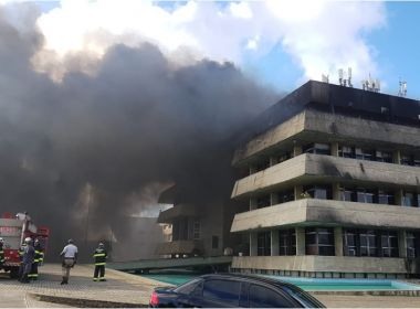 ApÃ³s incÃªndio, primeiro andar de prÃ©dio principal da AL-BA Ã© liberado