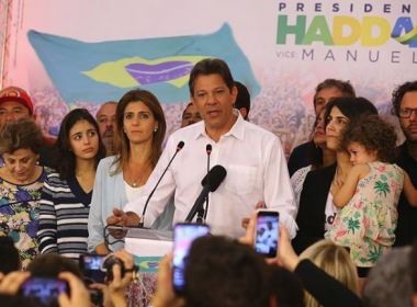 Haddad deseja sucesso a governo de Jair Bolsonaro um dia apÃ³s resultado da eleiÃ§Ã£o