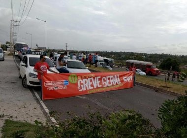 Protesto fecha Via Parafuso e outras rodovias em dia de manifestações nacionais