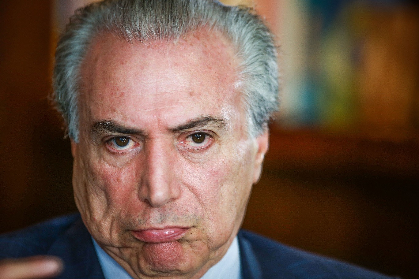 Resultado de imagem para foto de temer irritado