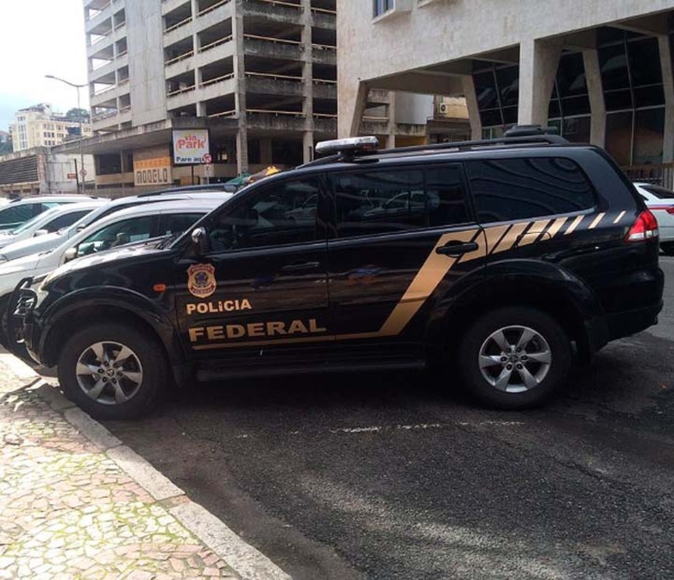 PolÃ­cia Federal deflagrou operaÃ§Ã£o contra crime eleitoral na Bahia (Foto: Eduardo Barbosa/TV Bahia)