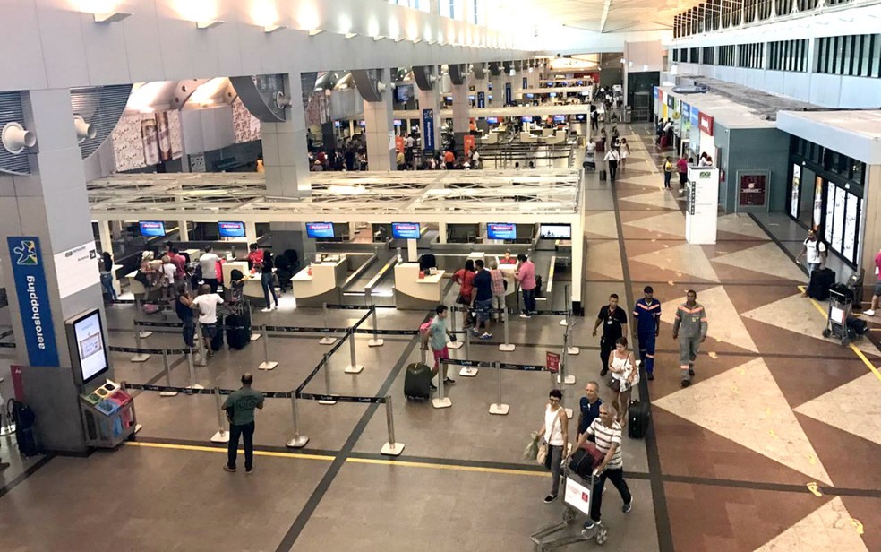 Aeroporto de Salvador (Foto: Alan Tiago Alves/G1)