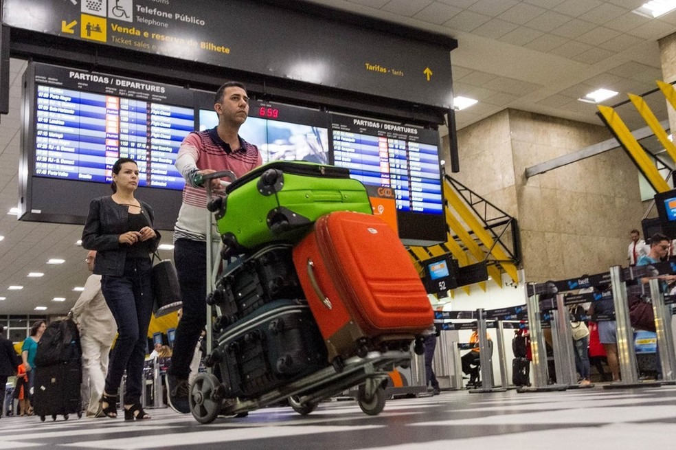 Aeroporto de Congonhas, um dos que serão concedidos (Foto: Marivaldo Oliveira/Código19/Estadão Conteúdo)