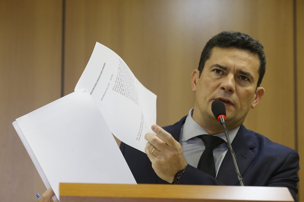 O ministro da JustiÃ§a e SeguranÃ§a PÃºblica, SÃ©rgio Moro, apresenta projeto de lei anticrime â?? Foto: Dida Sampaio/EstadÃ£o ConteÃºdo