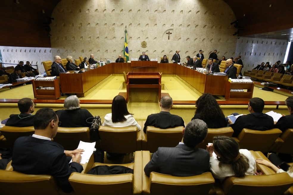 O presidente do Supremo Tribunal Federal (STF), Dias Toffoli, comanda sessÃ£o no plenÃ¡rio da Corte, em BrasÃ­lia, nesta quarta-feira, 13 â?? Foto: DIDA SAMPAIO/ESTADÃ?O CONTEÃ?DO